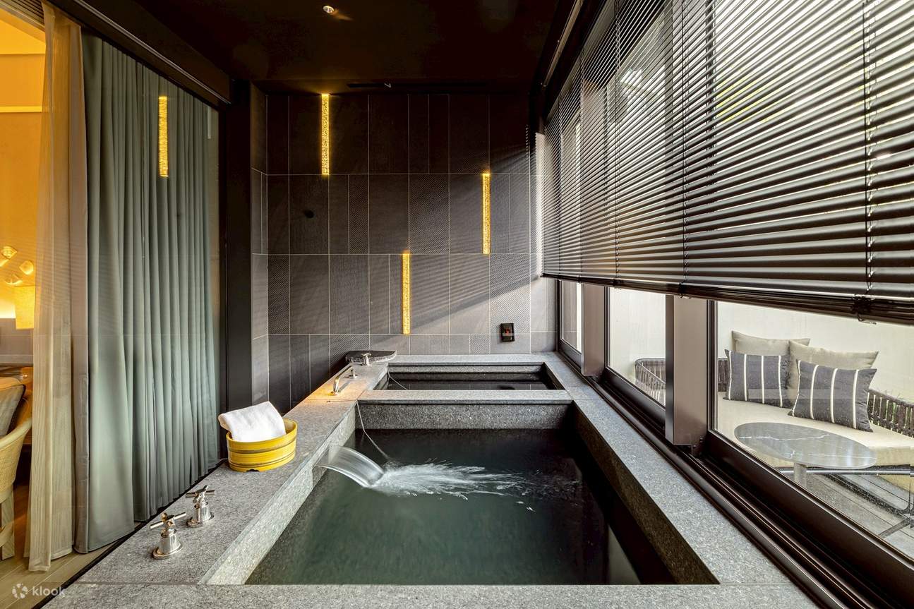 Phòng tắm suối nước nóng Yodateru Terrace, Khách sạn Silk Place Beitou