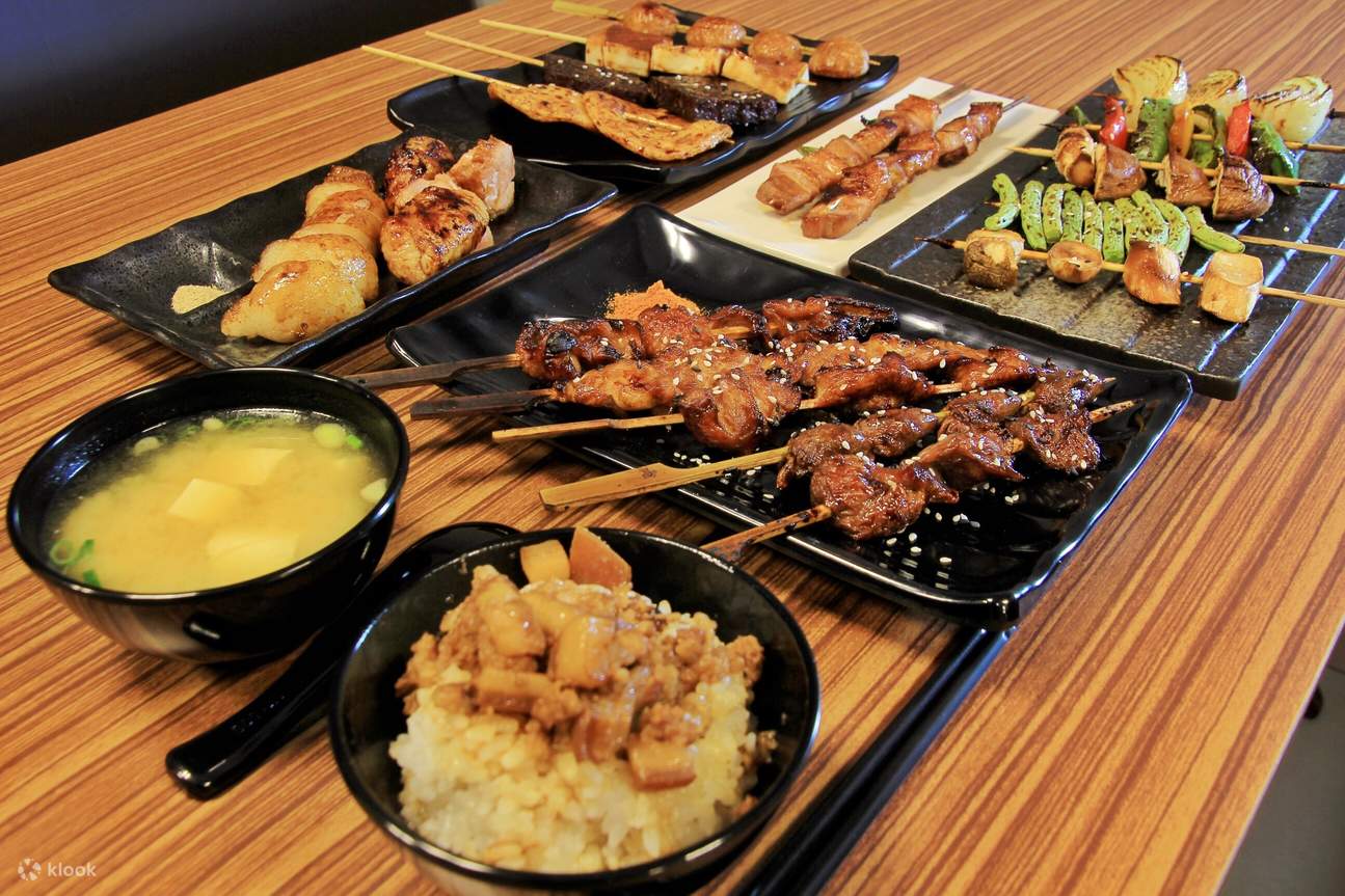 下豊峰BBQハウス、串焼き