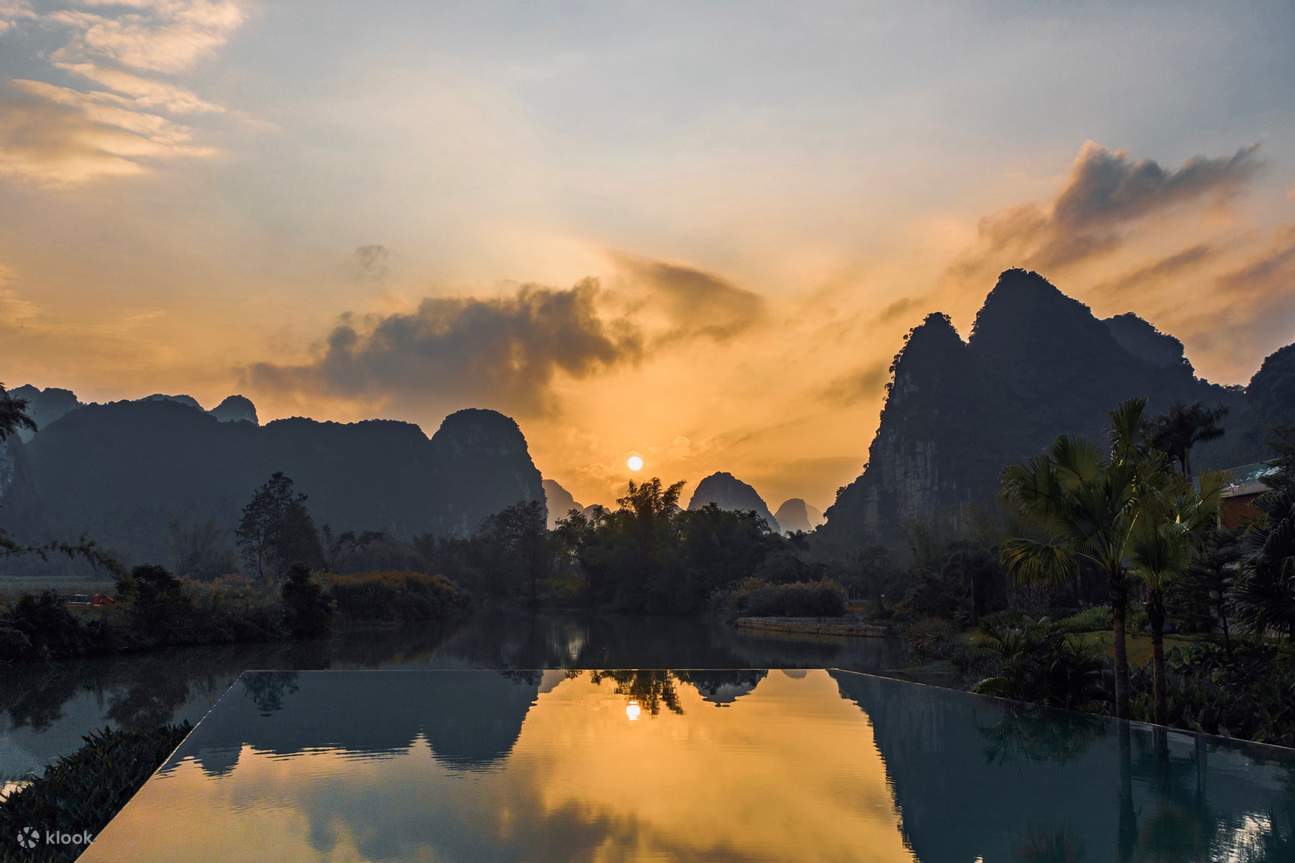 廣西大新明仕村隴甘屯景色