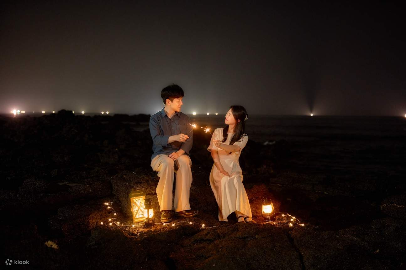 Jeju bei Nacht – Schnappschuss