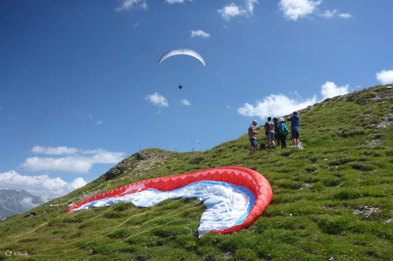 старт параплана