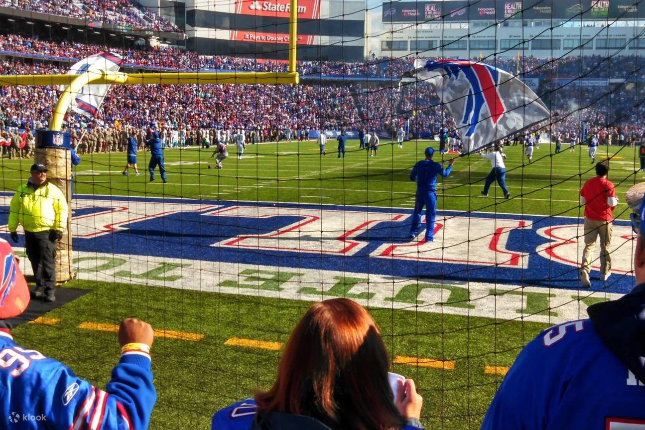 Hautnahe Sicht auf die Endzone, die jeden Touchdown und jeden spannenden Moment im Stadion festhält