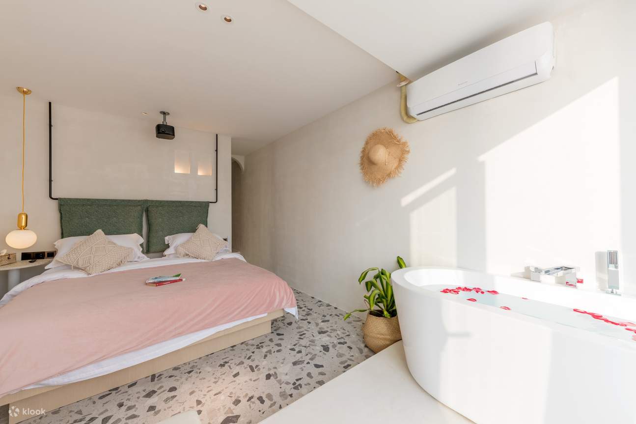 Chambre Lit King-Size avec Terrasse et Vue sur Océan, Bâtiment B Muyun