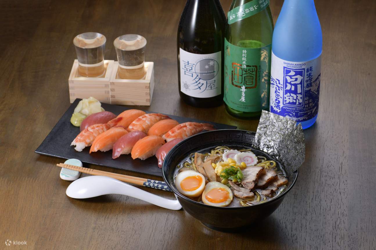 Cours de cuisine : Sushi & Ramen et dégustation de saké à Tokyo !