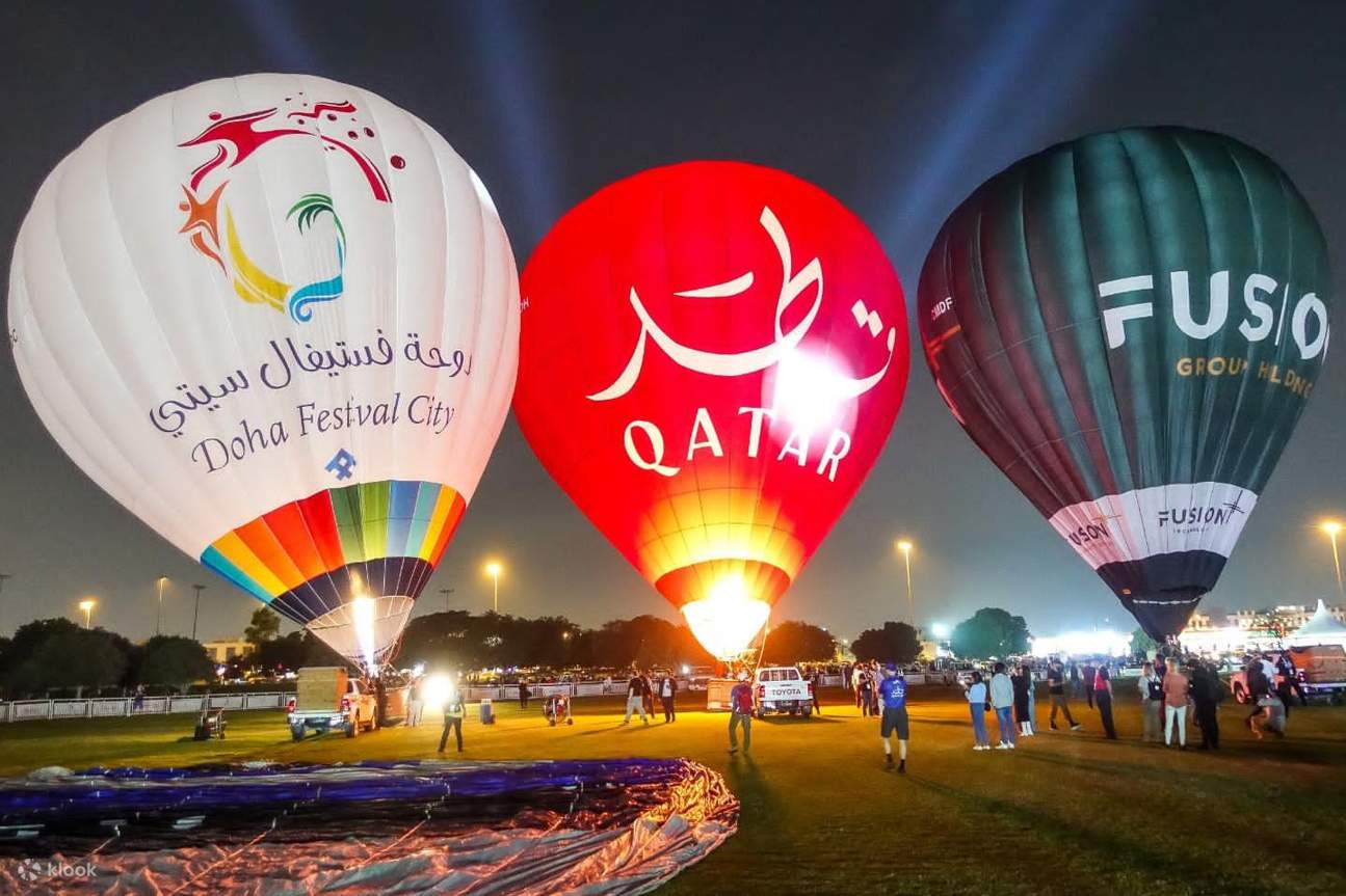 Naik Hot Air Balloon di Qatar Klook Indonesia