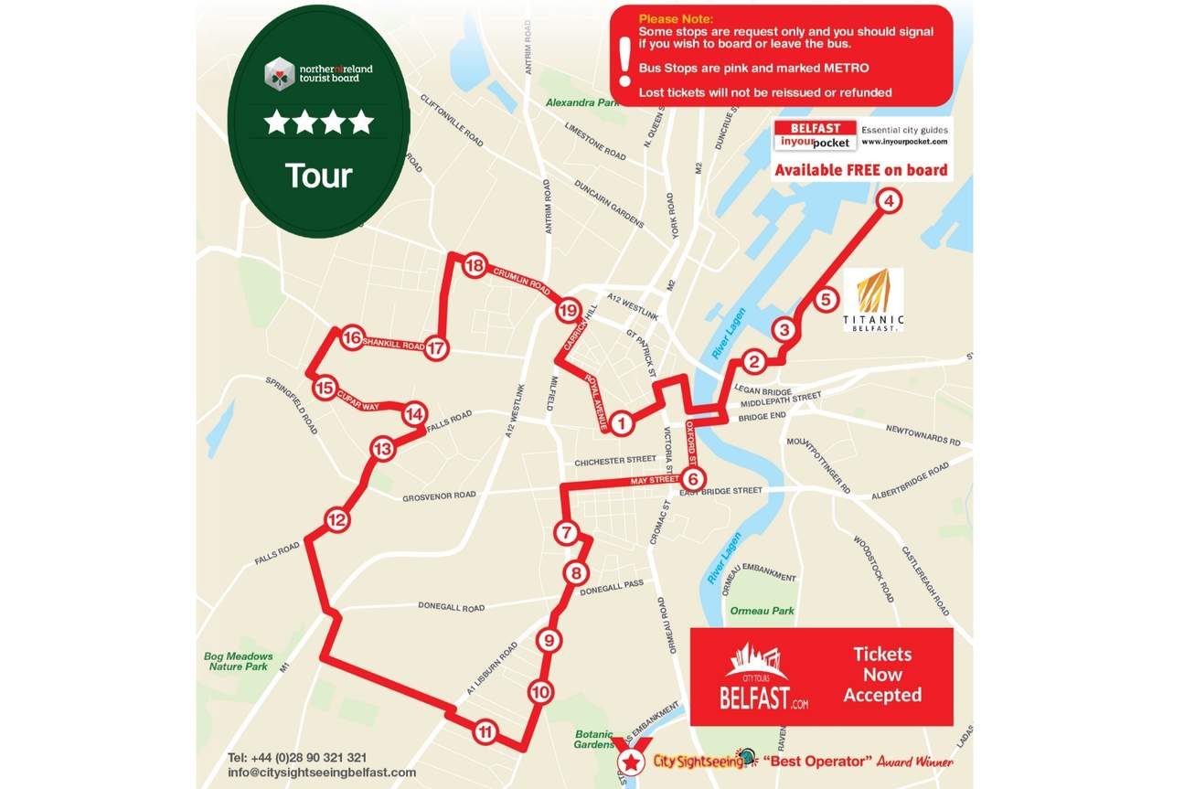 Belfast HopOn HopOff City Sightseeing Bus Pass Klook United Kingdom