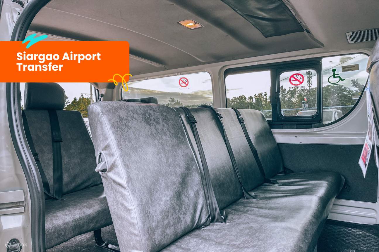 บริการรับส่งสนามบินใน Sayak ไปยังโรงแรม Siargao