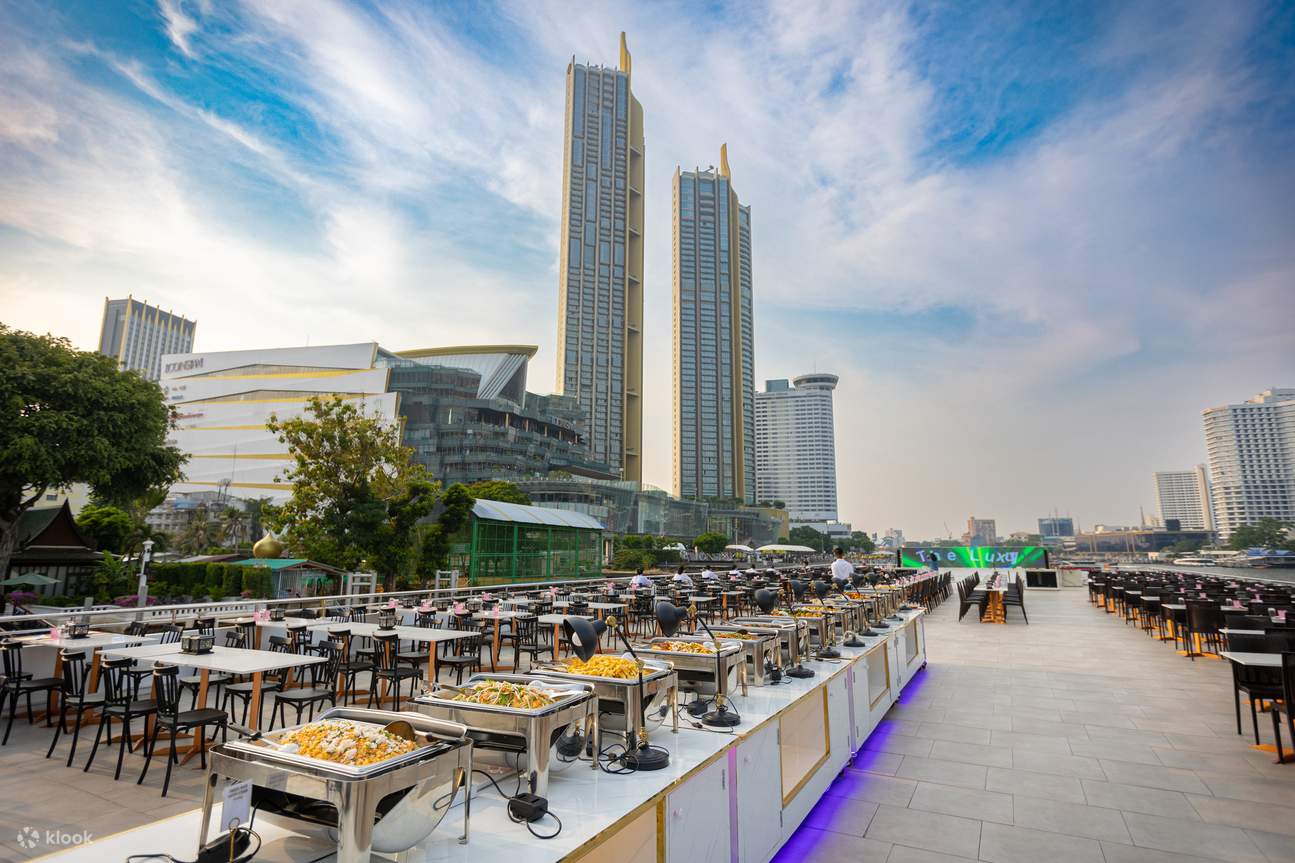 曼谷奢華白色饗宴遊船