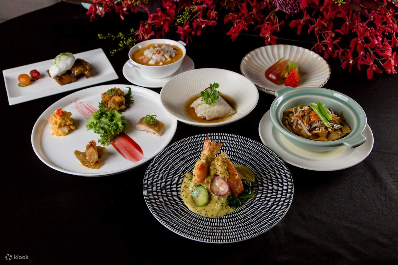 台北萬豪酒店宴客樓的套餐