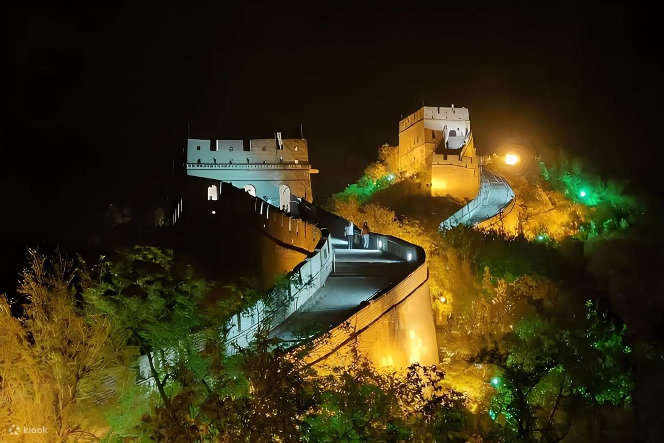 Badaling Great Wall Night Ticket + Light Show + Immersive Performance ...