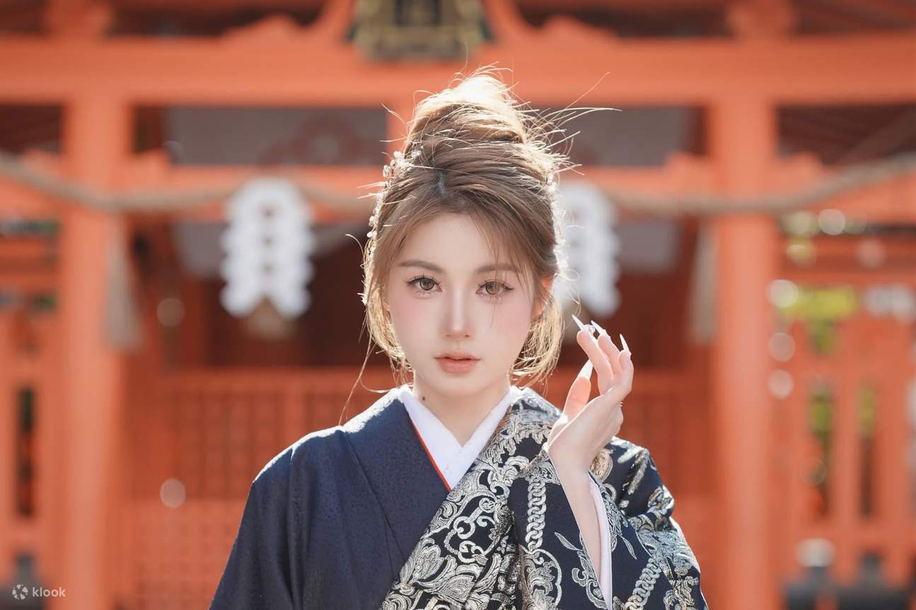 Kimono-Erlebnis aiwafuku Fushimiinari Vermietung