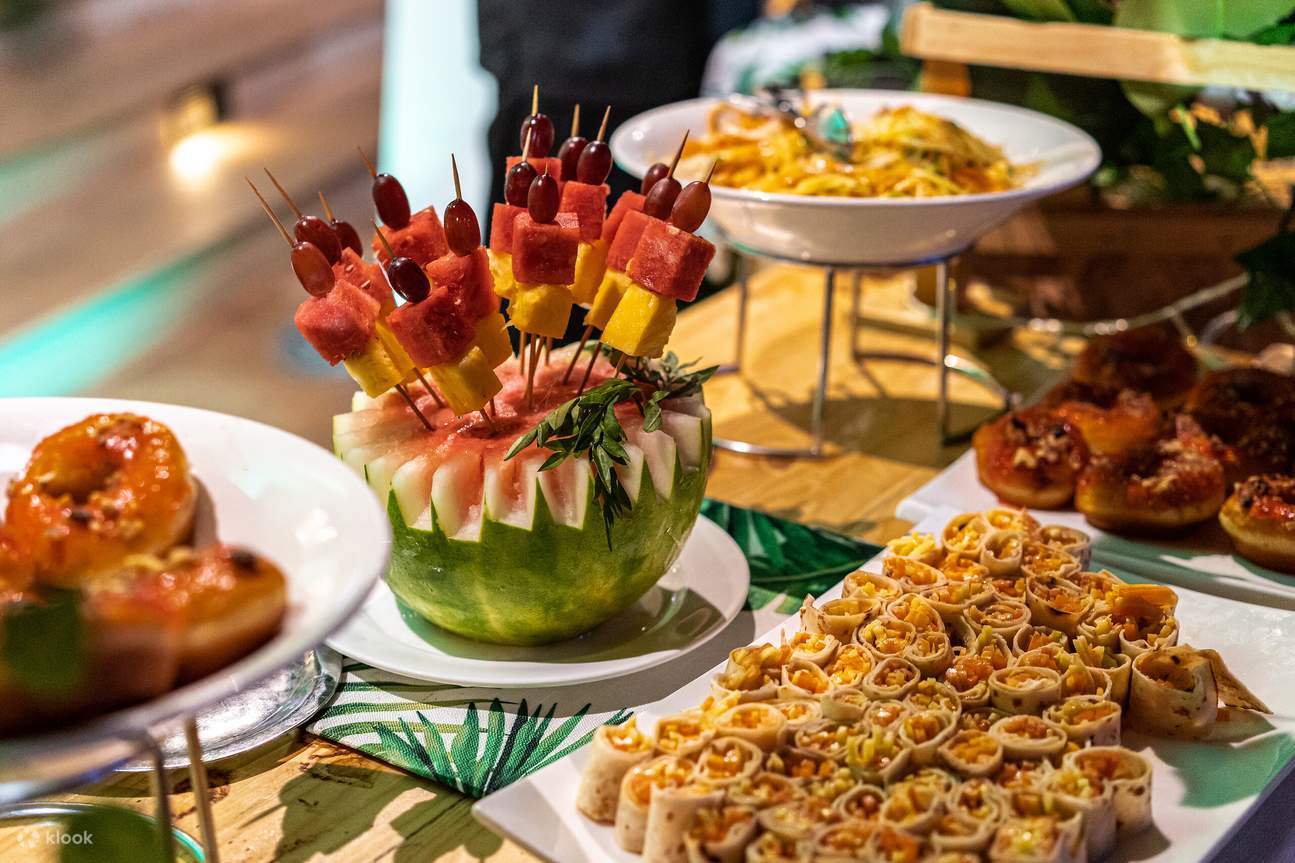 Buffet di cibo al Club Med Cherating