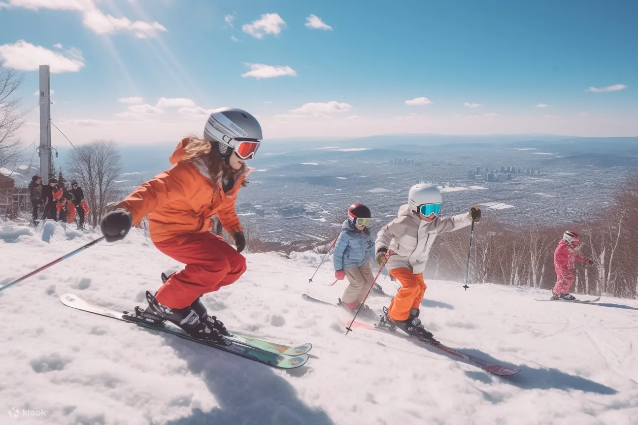 Perfect weather to ski