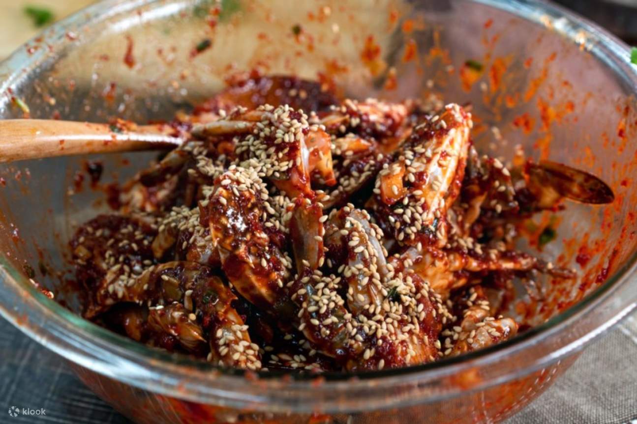 Marinated crab with soy sauce