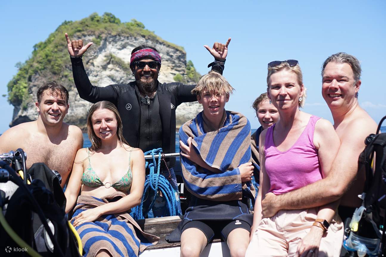 Tauchen mit der Familie