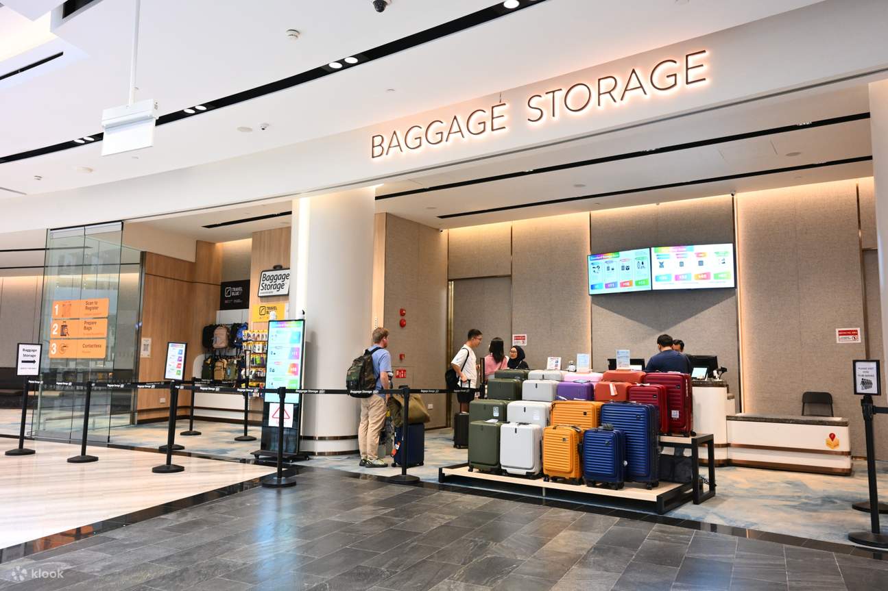 Titipkan tas Anda di Jewel’s Baggage Storage — titik awal untuk pengiriman tanpa repot langsung ke hotel Anda