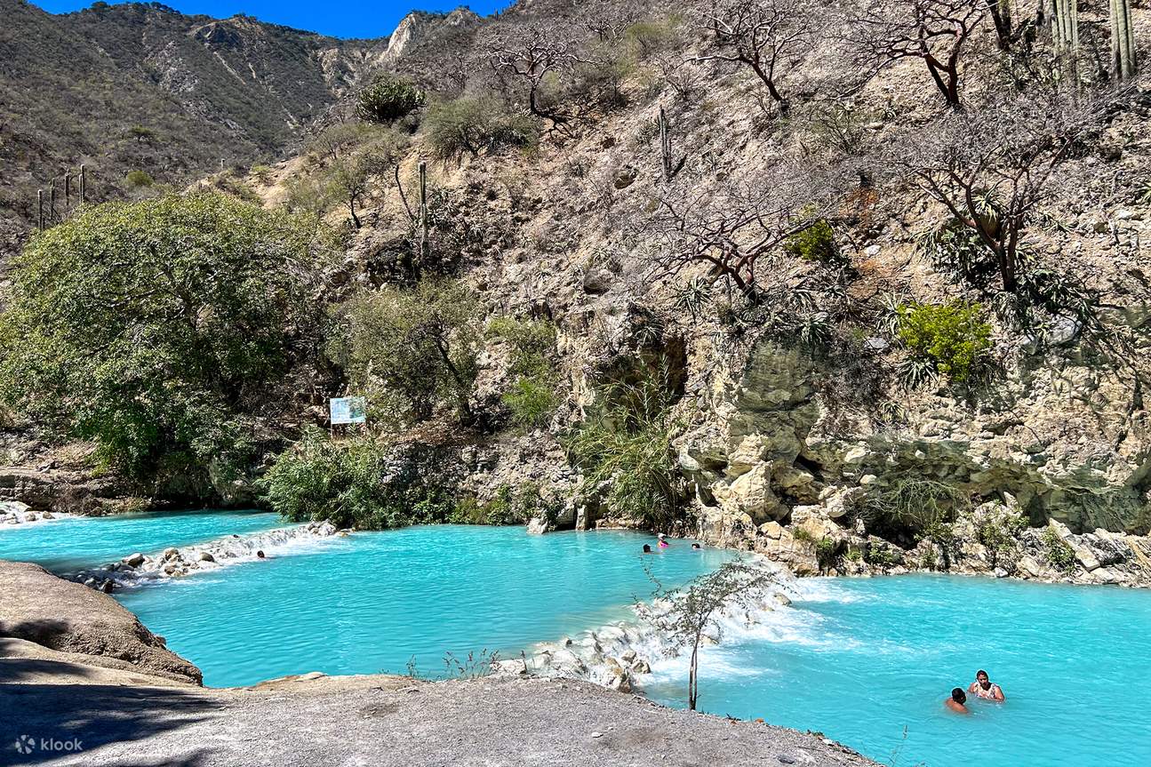 Tour guidato delle grotte di Tolantongo da Città del Messico