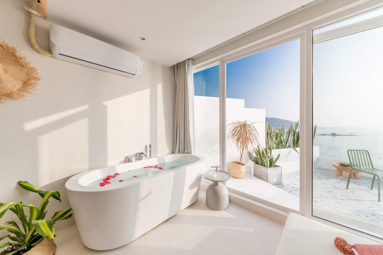 Chambre Lit King-Size avec Terrasse et Vue sur Océan, Bâtiment B Muyun