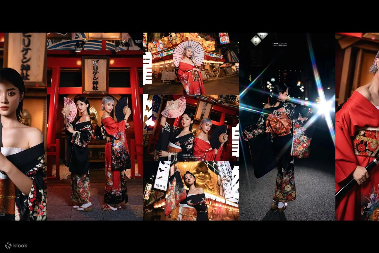 和服/浴衣出租/拍摄（大阪城/大阪天满宫） 和服出租岬