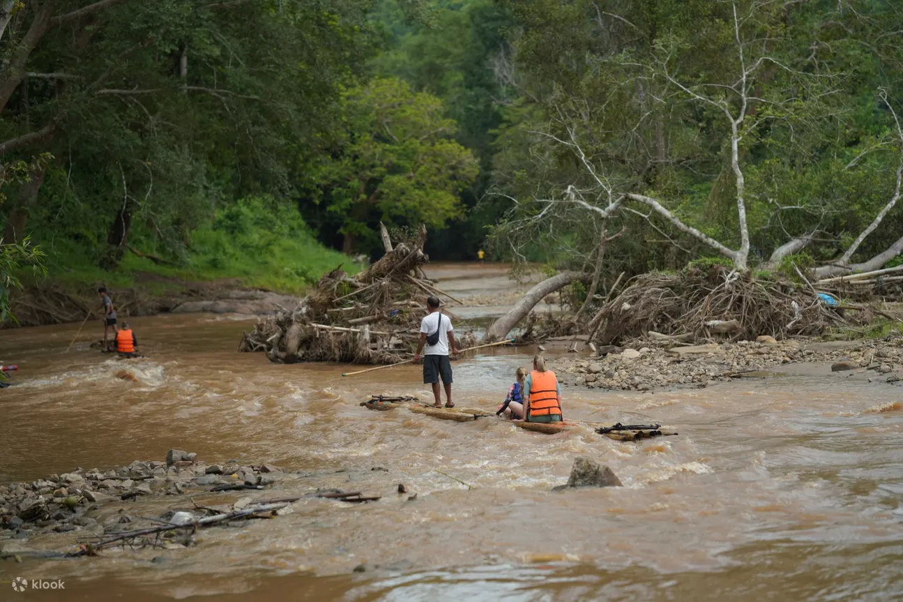 Elephant Habitat Park Feeding Entry& Rafting by Van Transfer