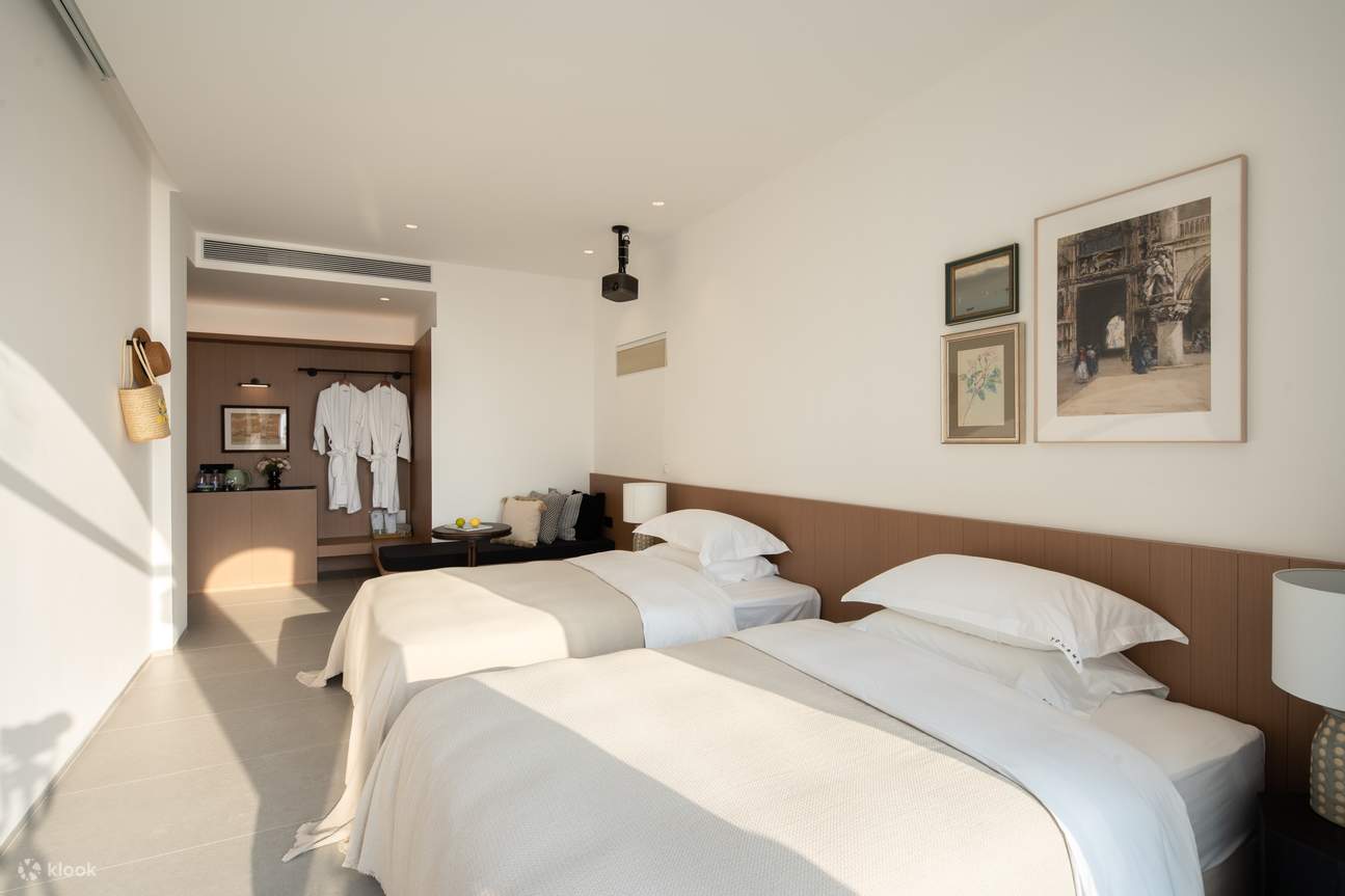 Phòng 2 giường đơn có hồ bơi sân thượng Star