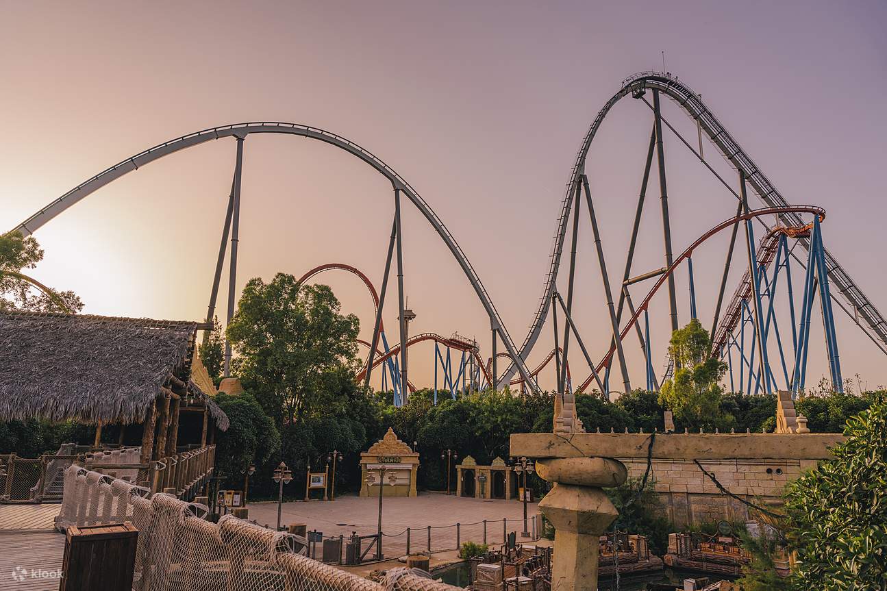 PortAventura vista sul tramonto