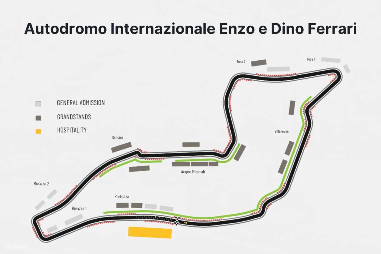 Formula 1 Emilia Romagna Grand Prix 2024 Ticket Klook Stati Uniti