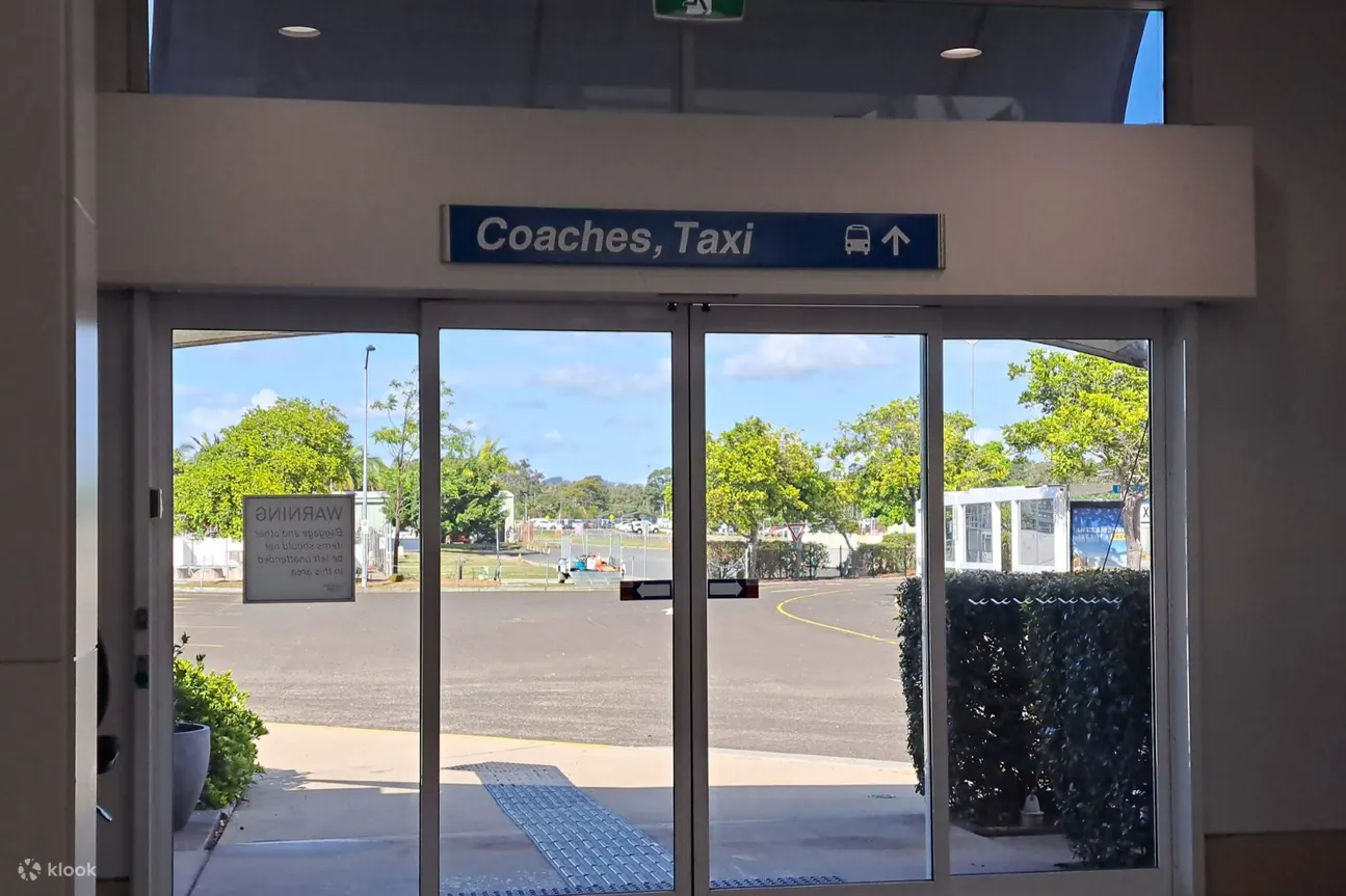 Coming out of arrivals (both domestic and international)