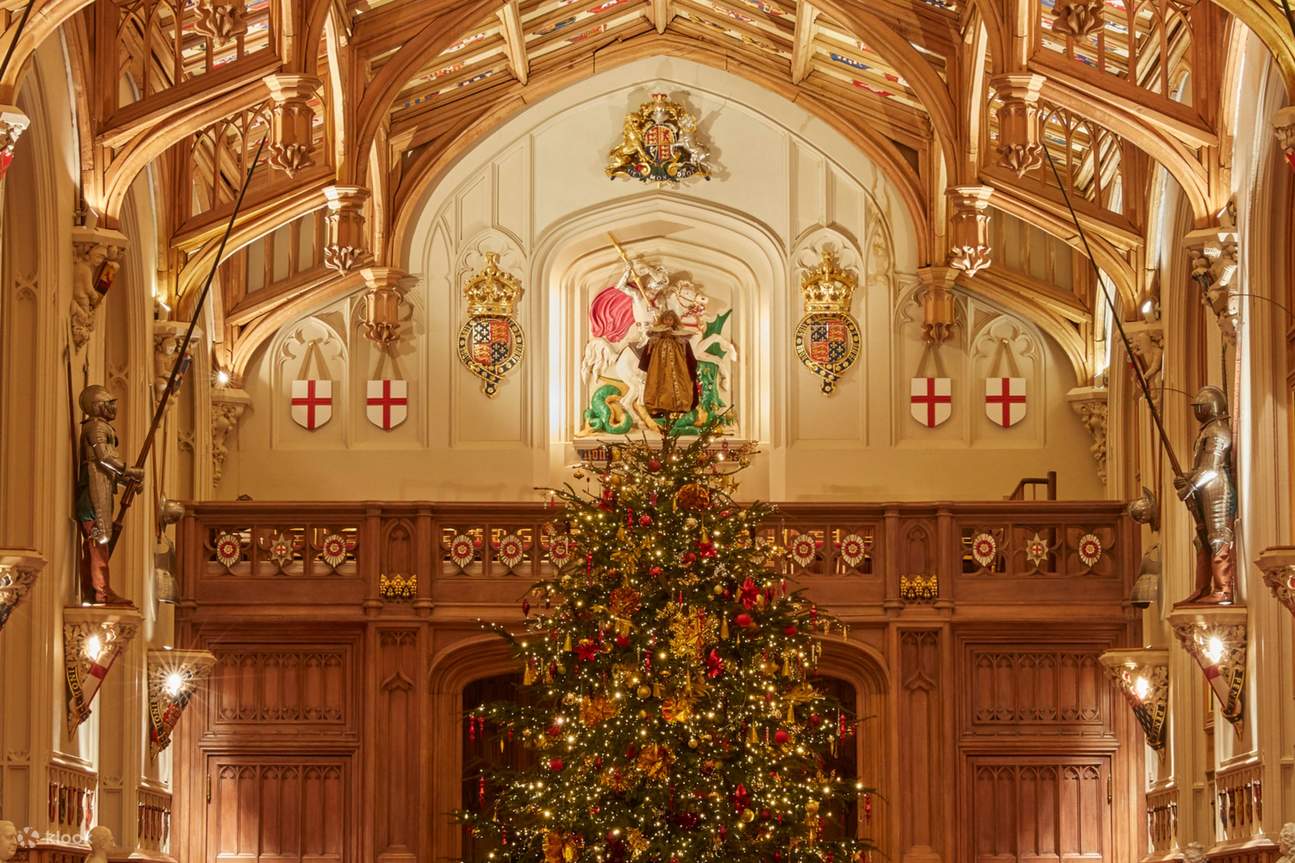 聖喬治大廳的聖誕節為城堡的節日氣氛增添了迷人的魅力