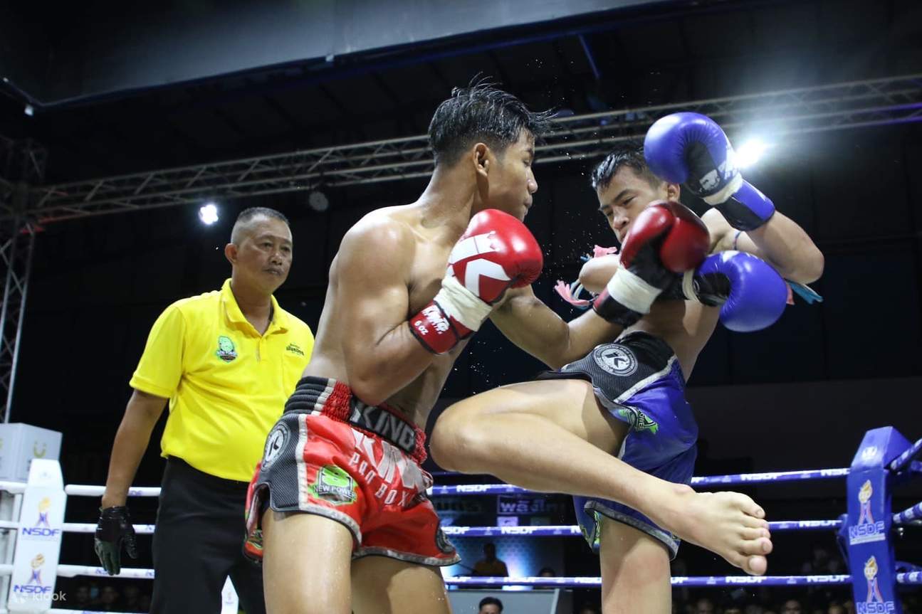 Boxe Thai à Bangkok - Un match de boxe thaïlandaise