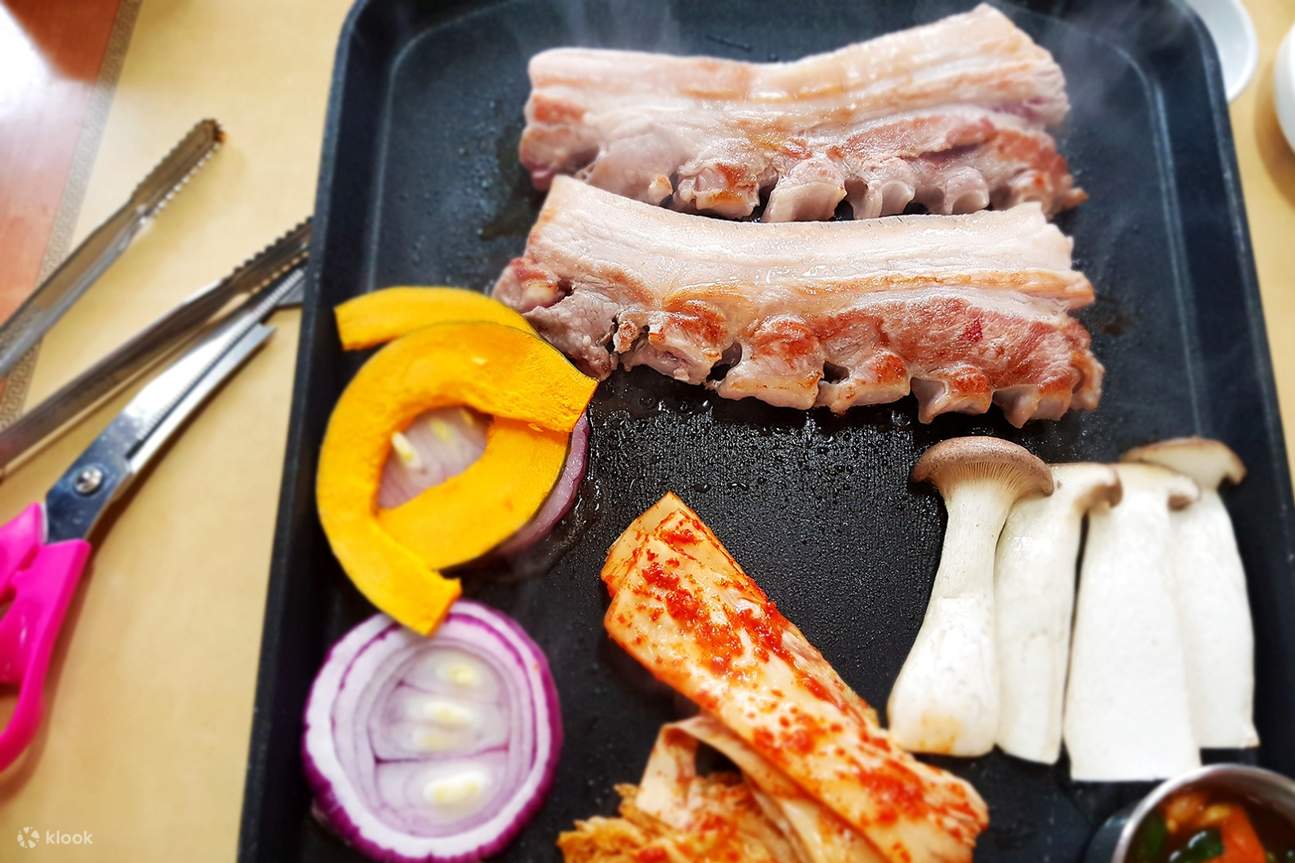 grilled black pork jejuhallasung