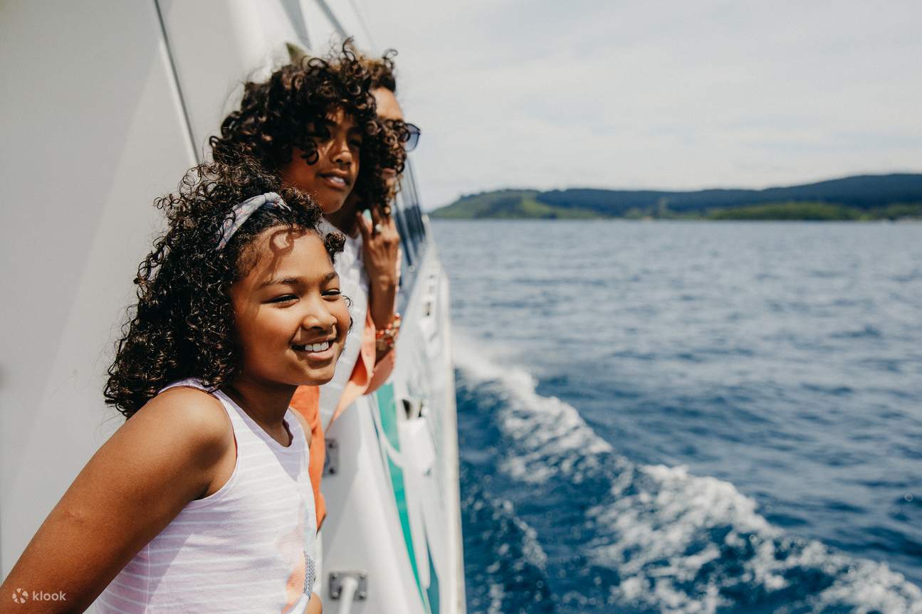 Семейная поездка к маорийским наскальным рисункам на озере Таупо