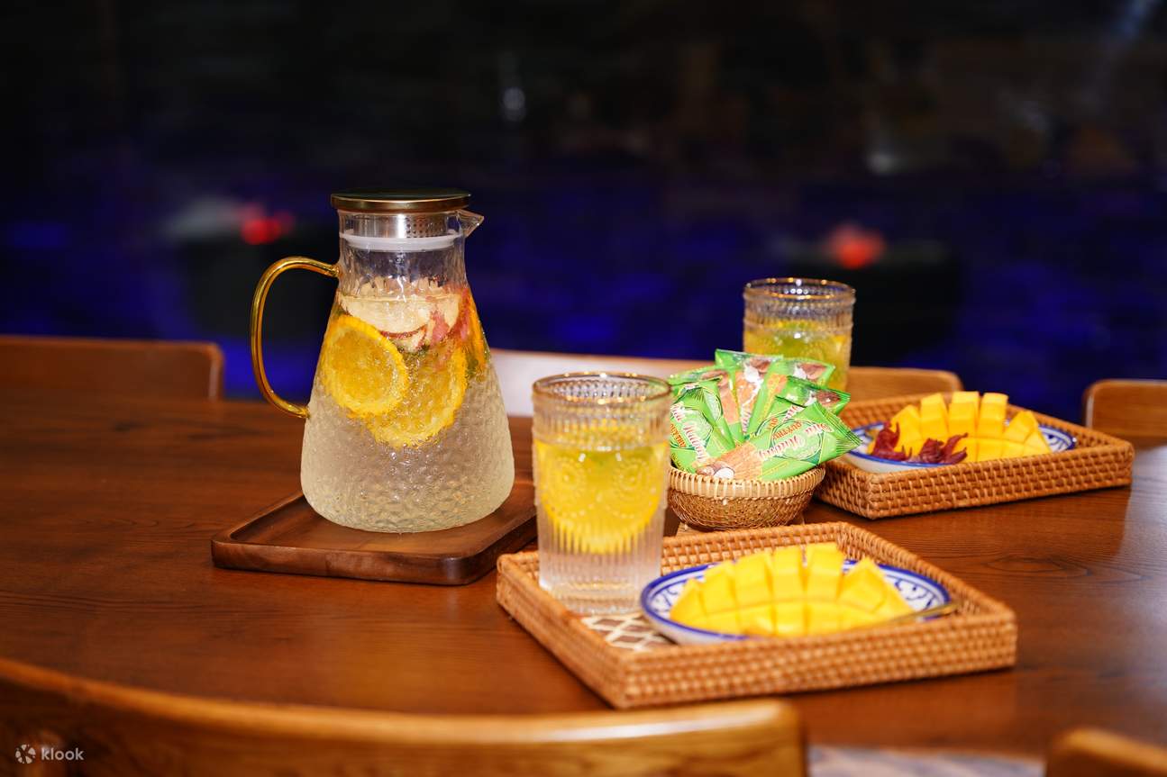 Nước uống chào mừng