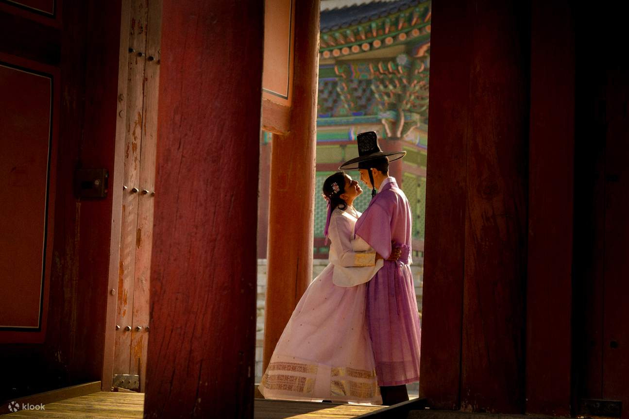 Sesión de fotos de boda y pareja en Gyeongbokgung