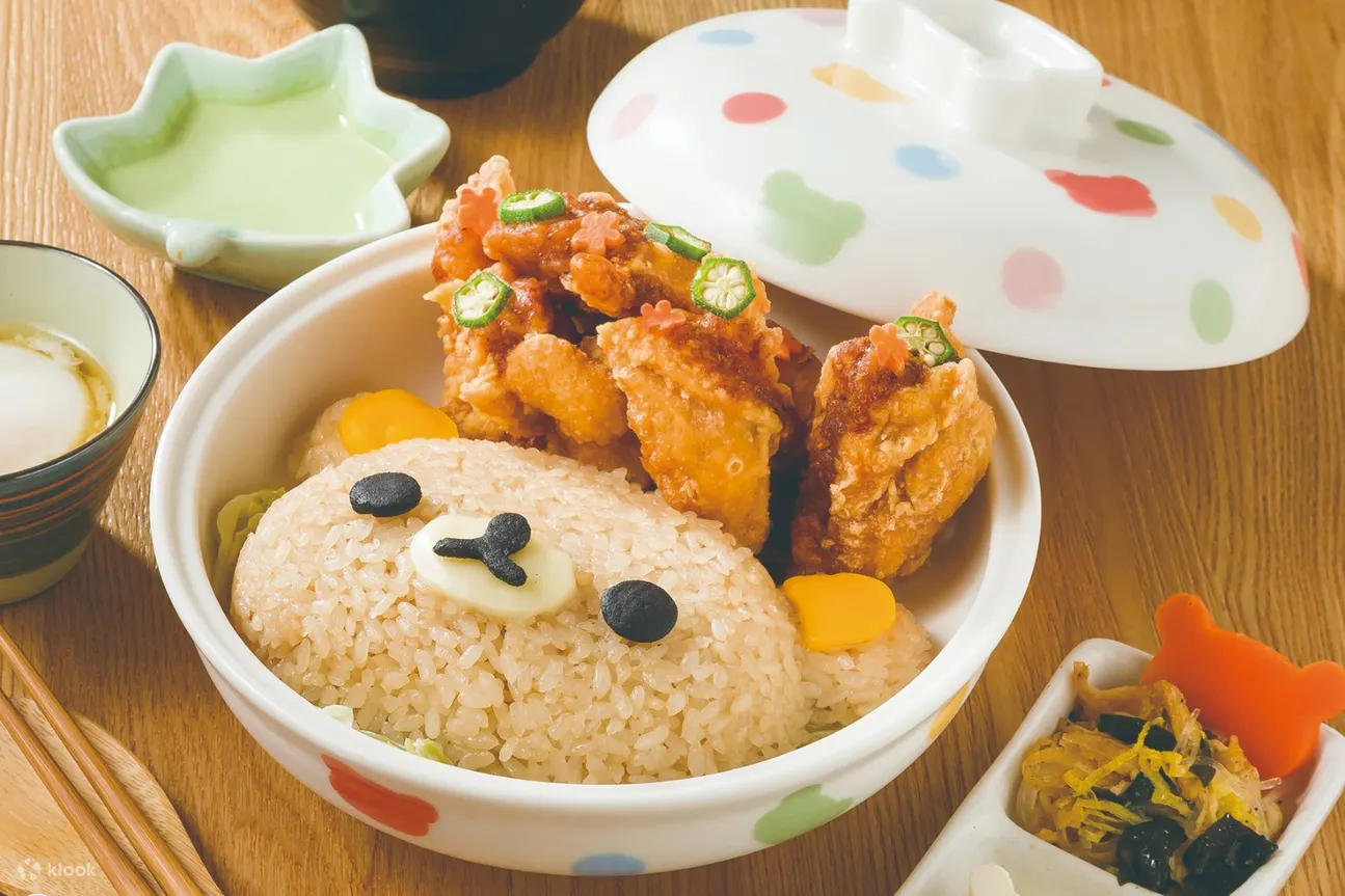 Rilakkuma茶屋,拉拉熊抹茶蛋糕,拉拉熊主題餐廳,懶懶熊餐廳,拉拉熊定食