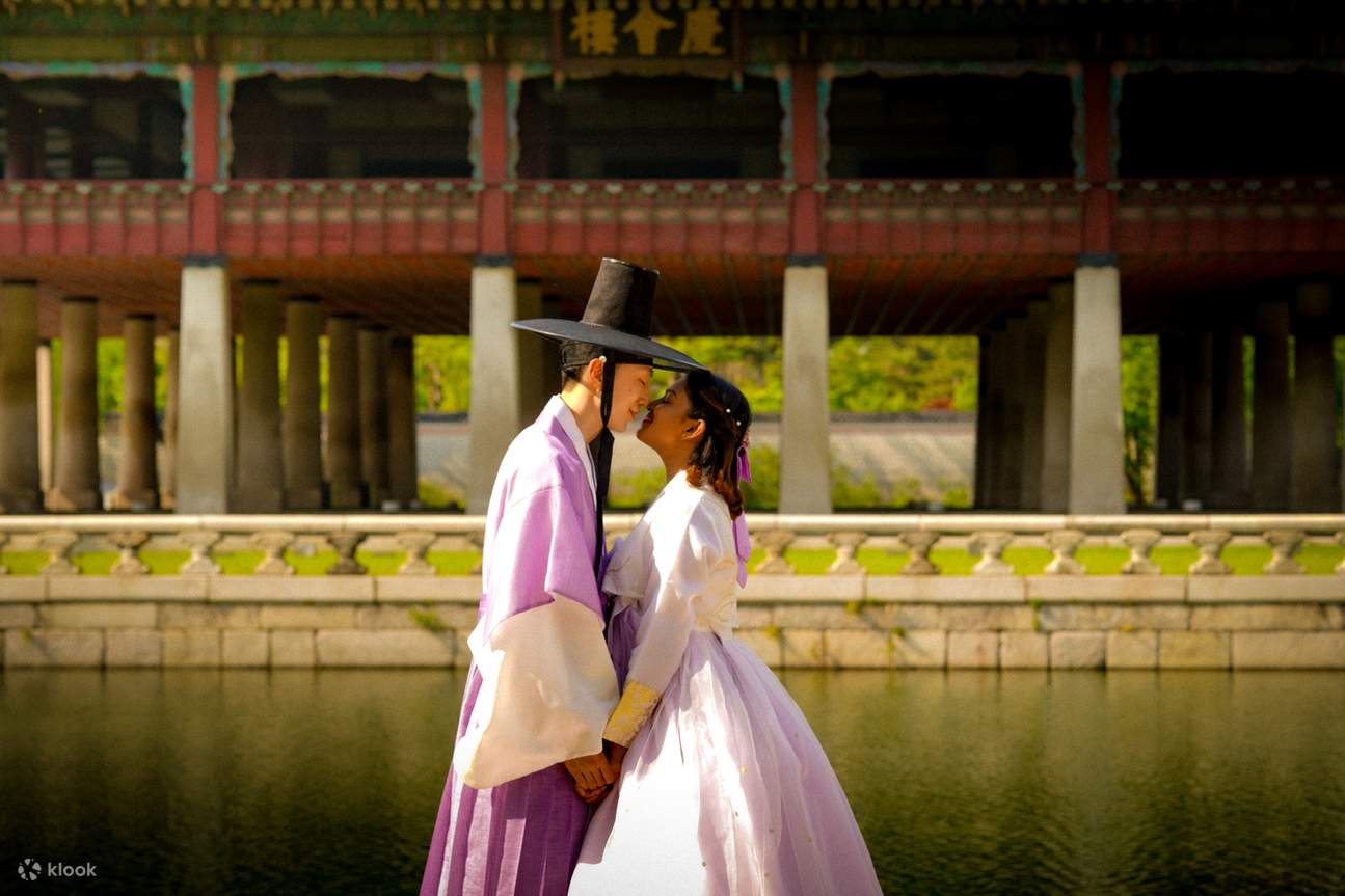 Sesión de fotos de boda y pareja en Gyeongbokgung