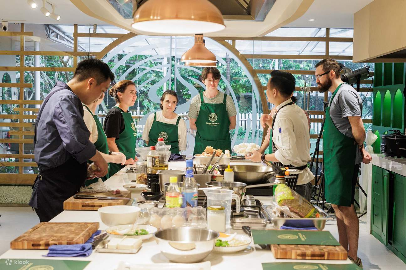 Vietnamese Cooking Class with Market Tour at Sense Food Lab Hanoi