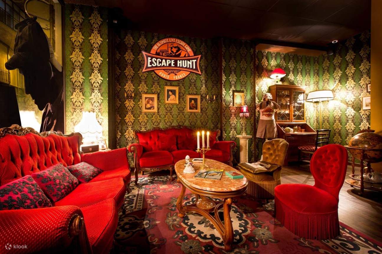 迪拜Escape Hunt全紅大廳