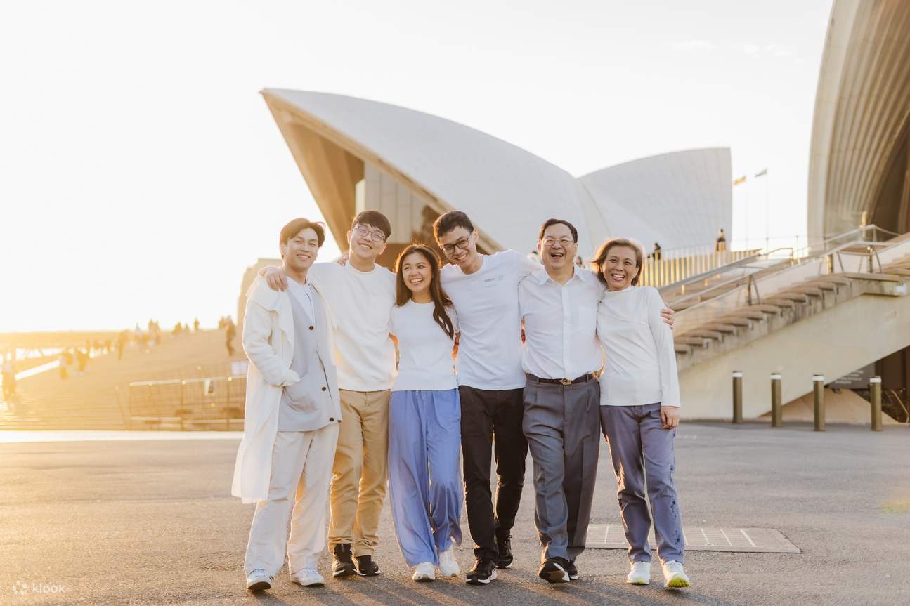 Sonnenuntergangs-Fotosession mit dem Sydney Opera House