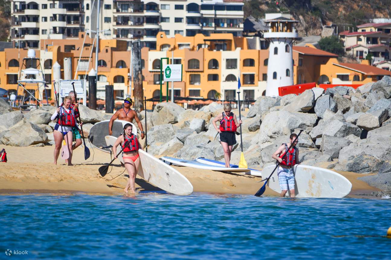 Bereit für etwas Paddleboarding in Cabo?