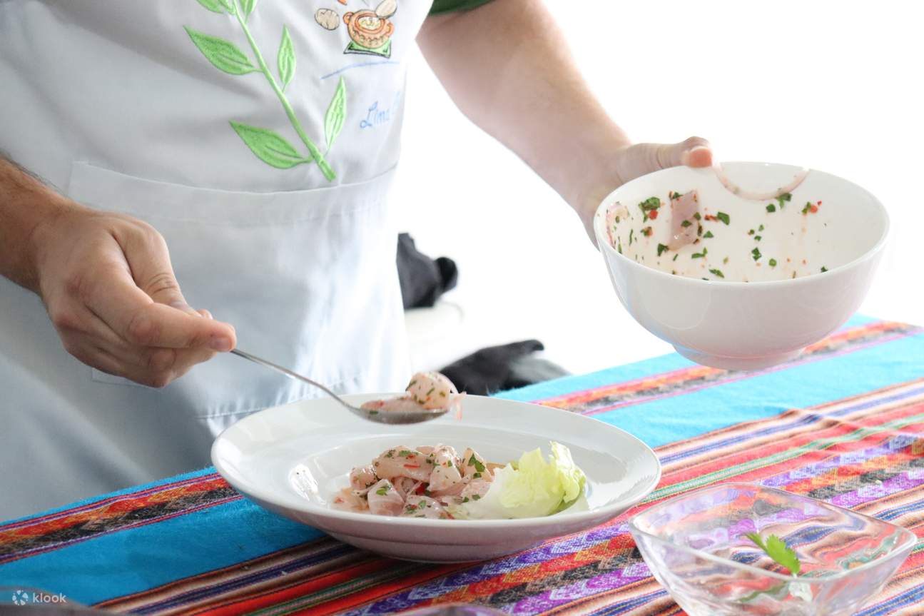 Enjoy different meals from Peru.