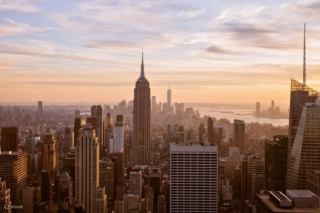 Top of the Rock - Sunset City View