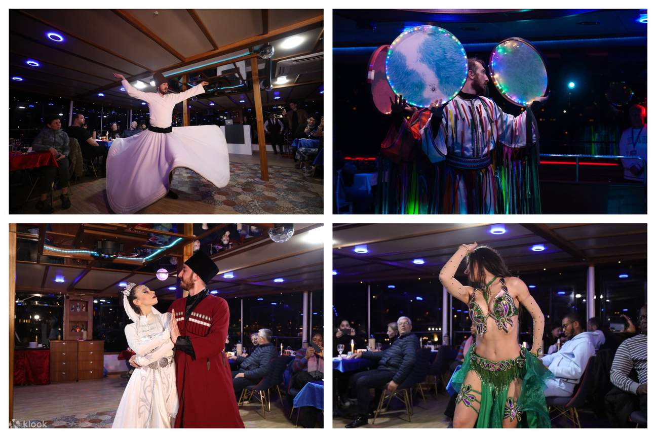 Crucero con Cena en el Bósforo Turnatour con Bebidas Ilimitadas en Estambul