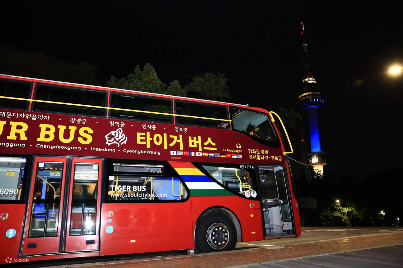 seoul city tour bus night view course
