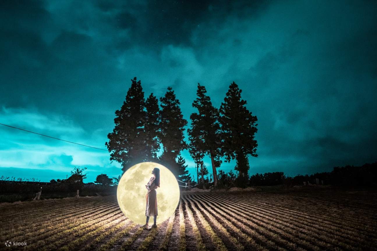 제주 오름 야경 스냅 촬영