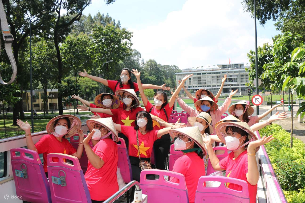 Explore the sights of Ho Chi Minh City at your own pace on a tour bus