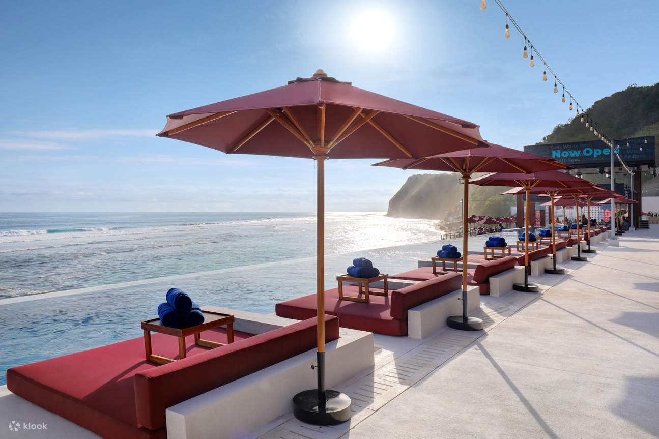 White Rock Beach Club Day Pass in Ungasan South Kuta Bali - Klook Australia