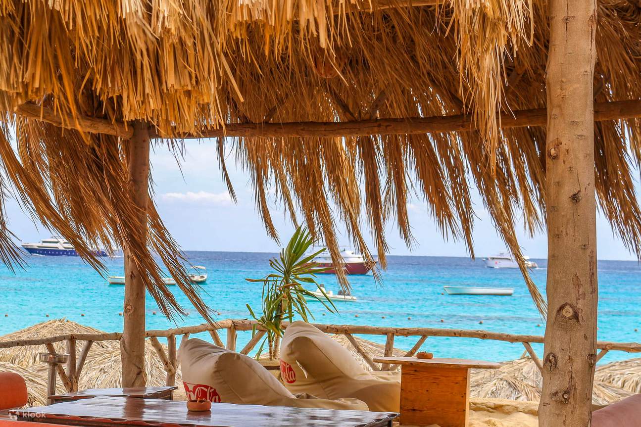 Excursion VIP en bateau à Orange Bay et l'île de Giftoun avec déjeuner à Hurghada