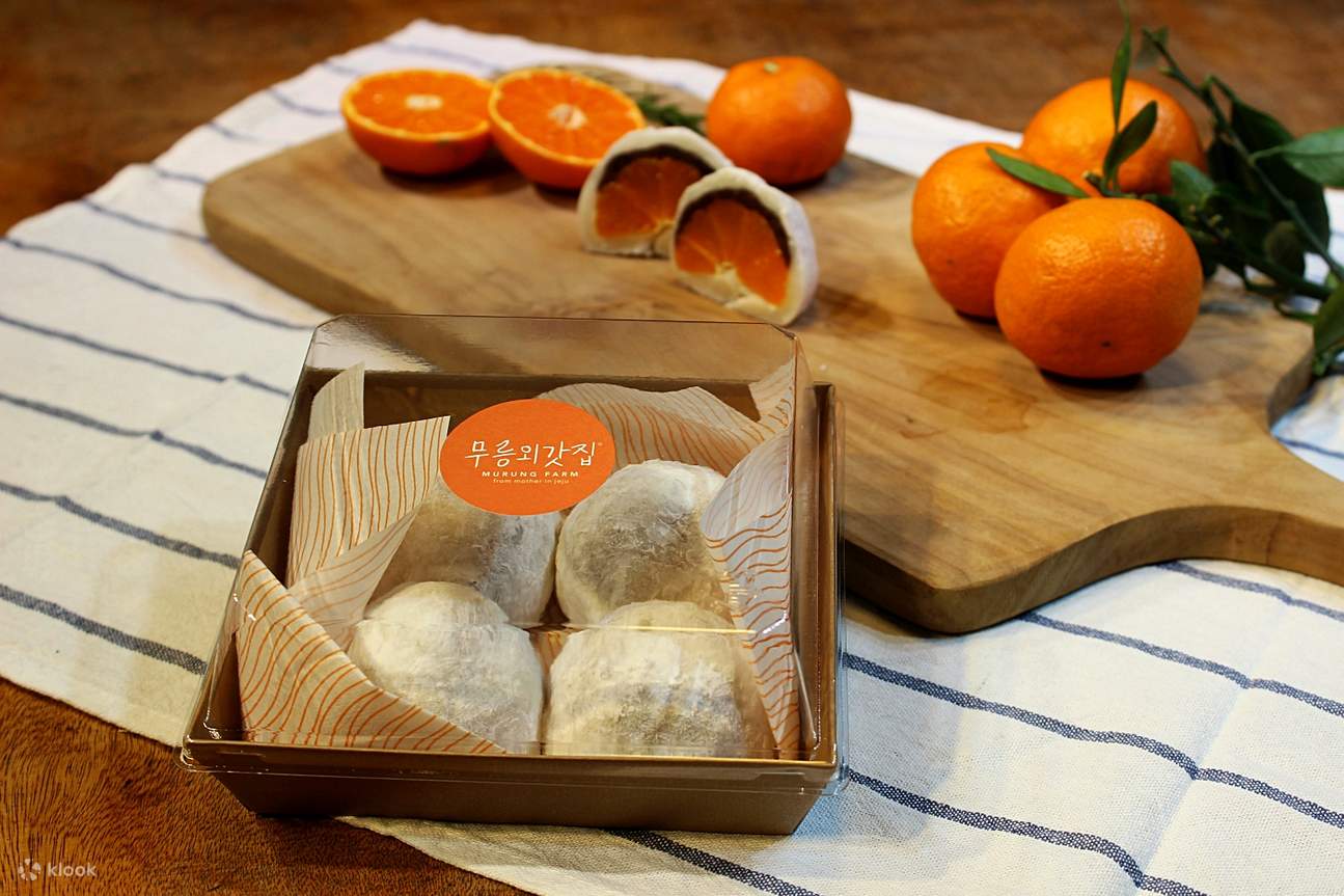 Angarin Rice Jeju Tangerine Mochi(Rice Cakes) Making Experience - Klook Malaysia