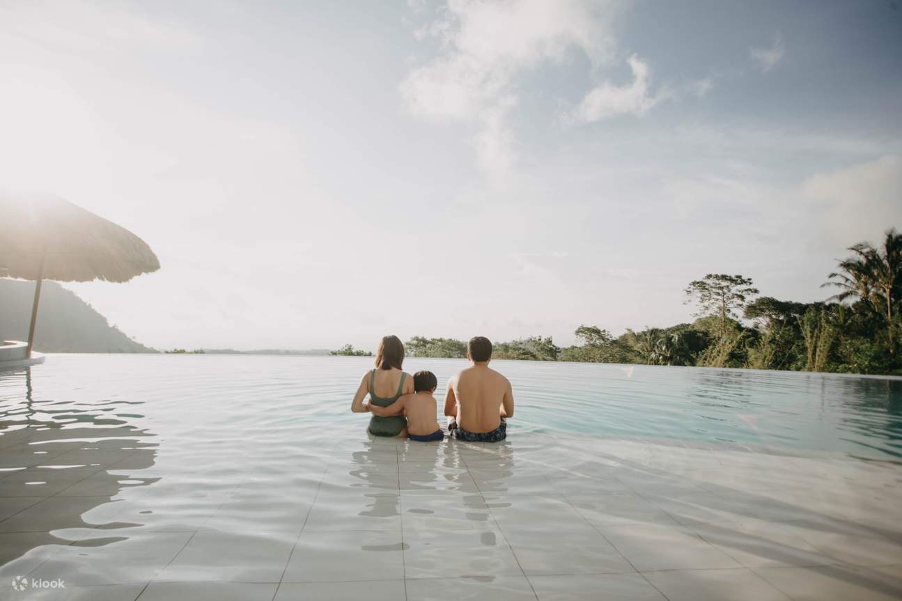 infinity pool at ilaya highland resort